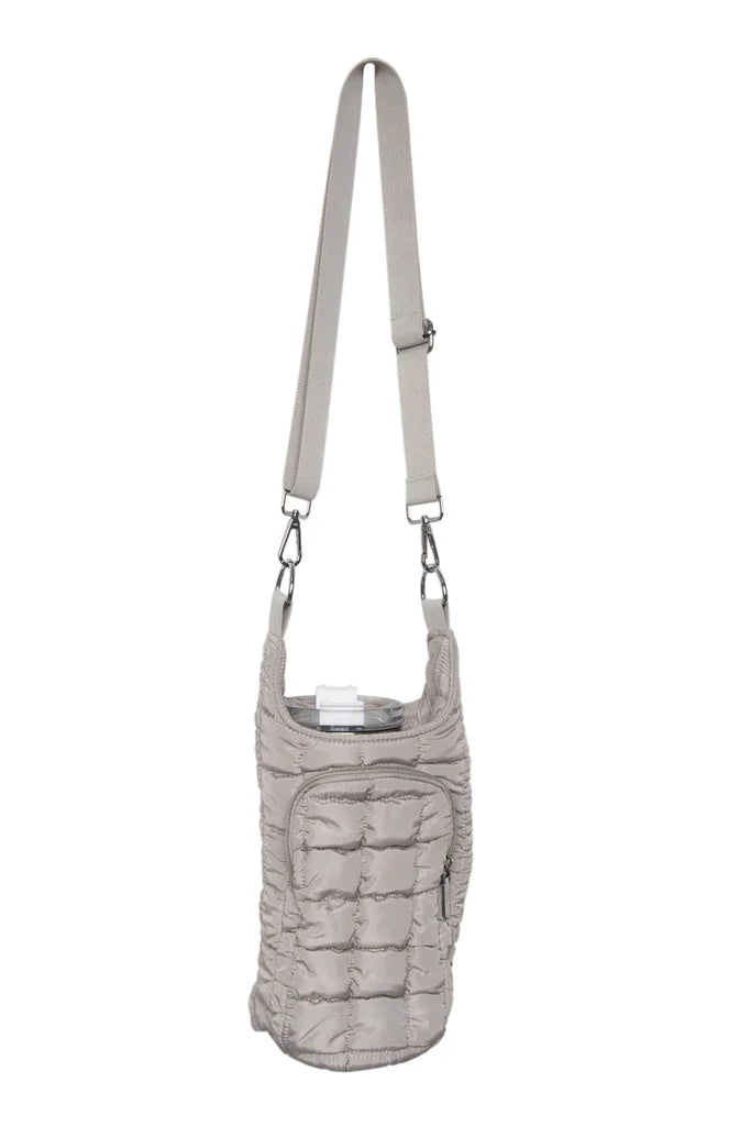 Quilted Water Bottle Carrier Bag