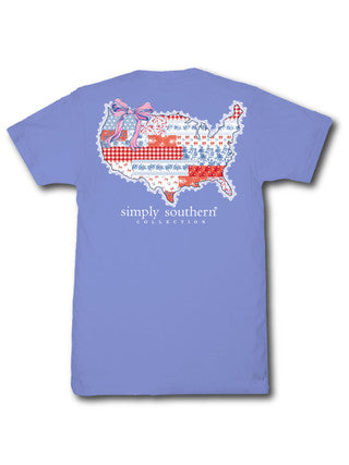 USA Patchwork Tee