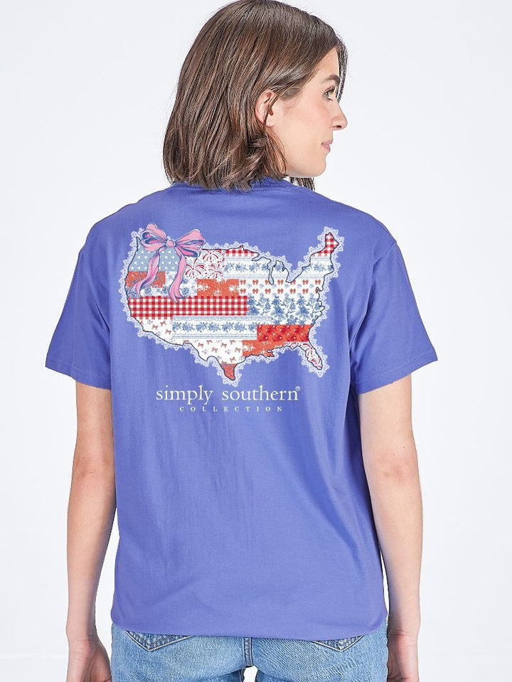 USA Patchwork Tee