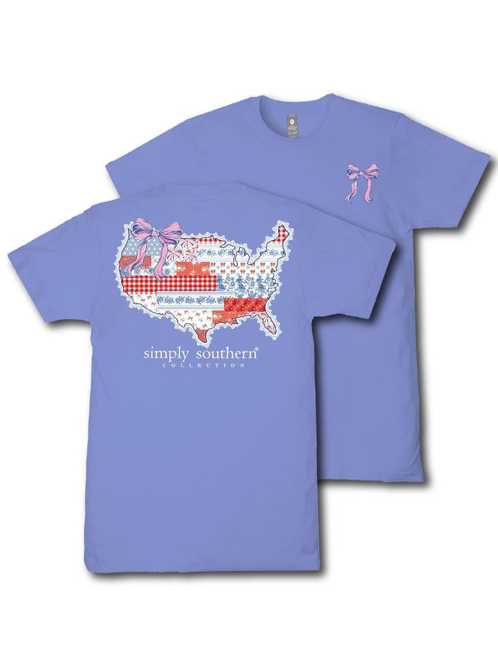 USA Patchwork Tee