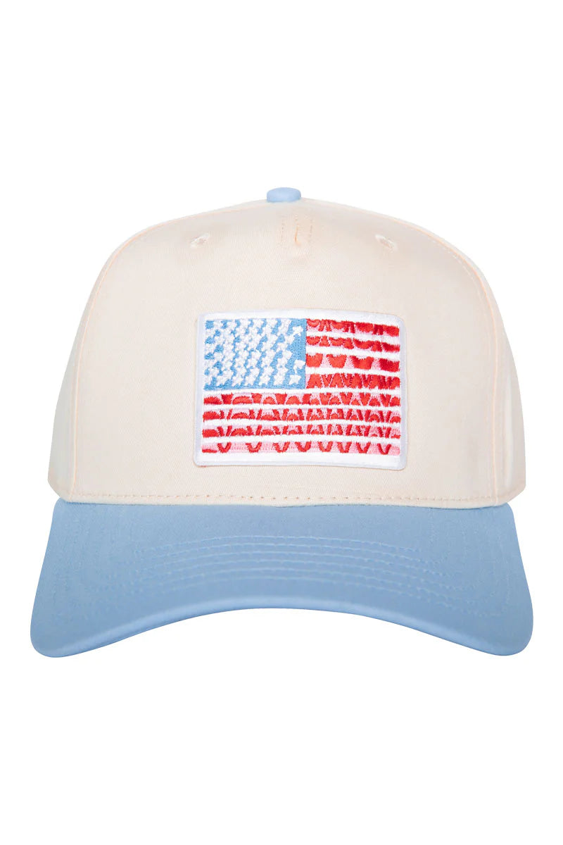 American Flag Vintage Hat