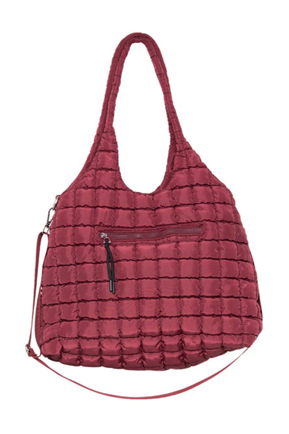 Rectangular Quilted Puffer Tote