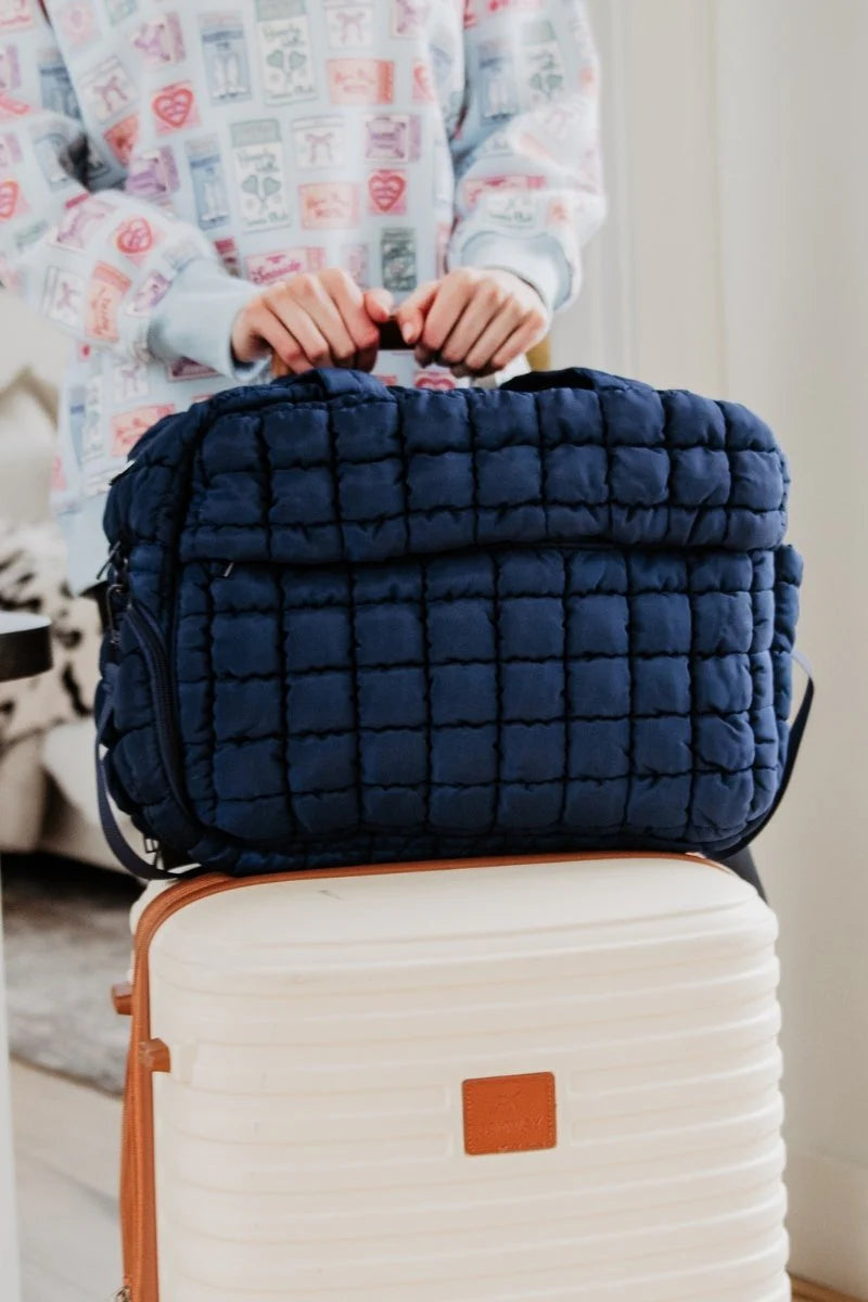 Quilted Weekend Duffel Bag