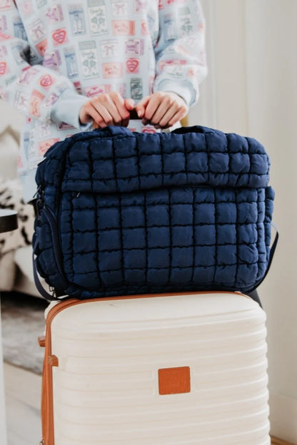 Quilted Weekend Duffel Bag