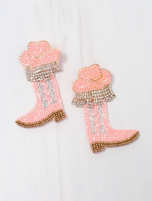 Give You The Boot Earrings