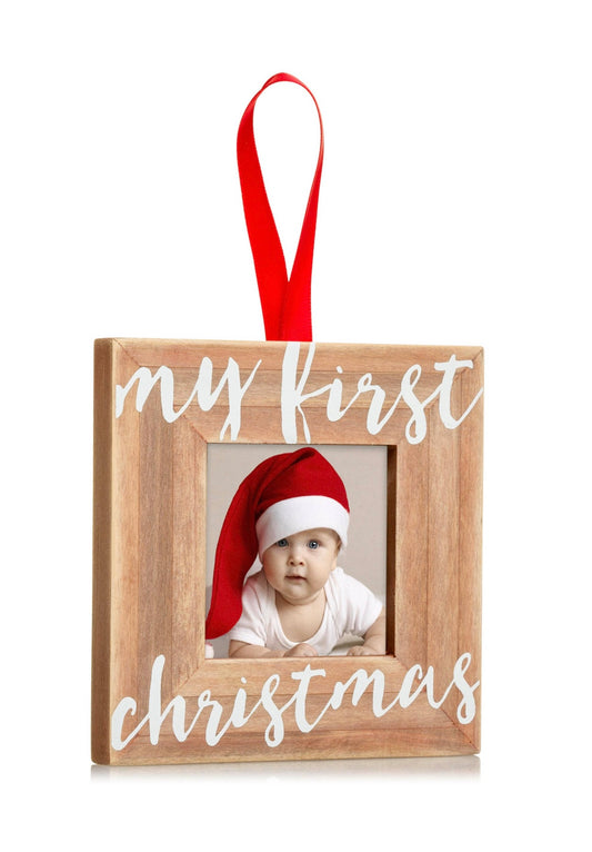My First Christmas Ornament Frame