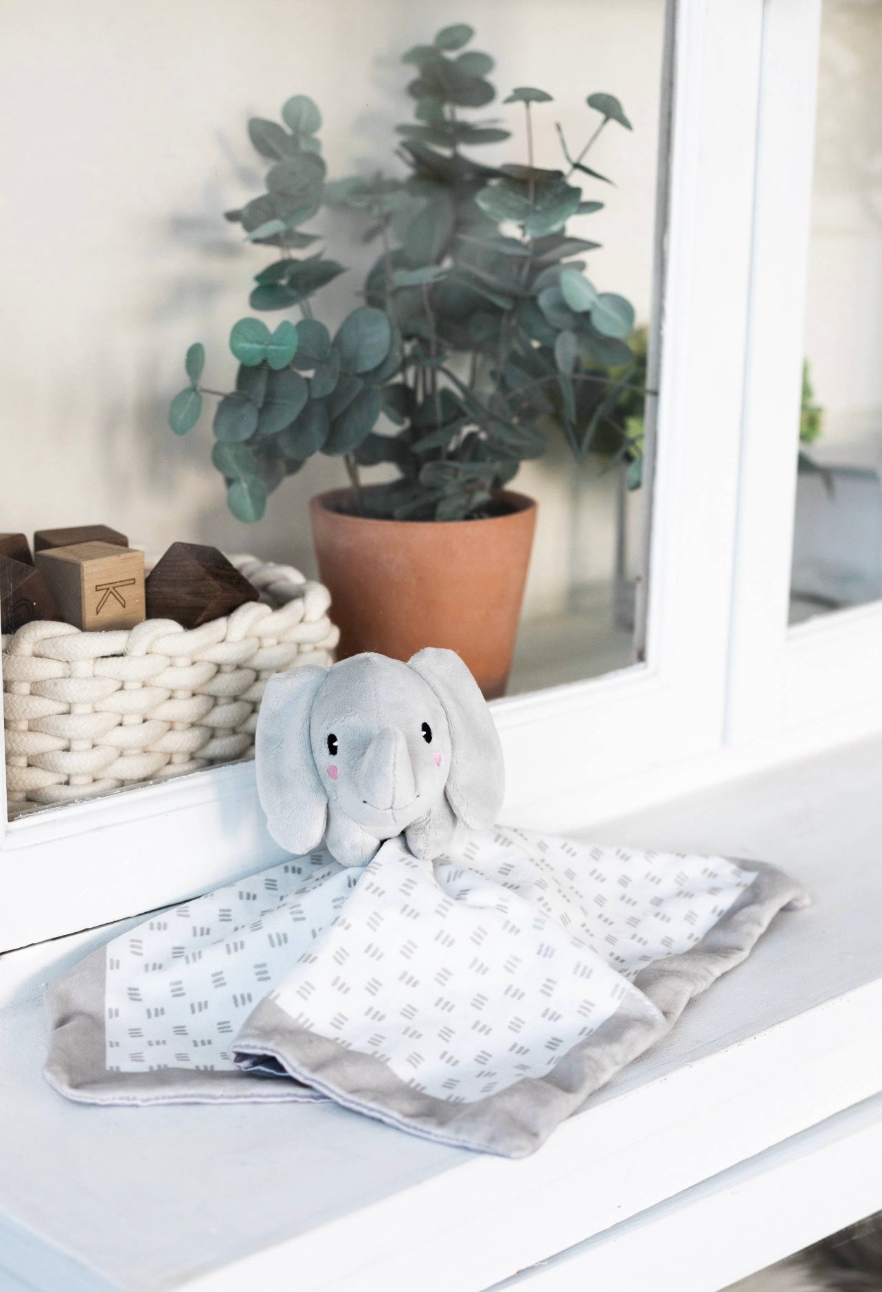Elephant Lovey Blanket