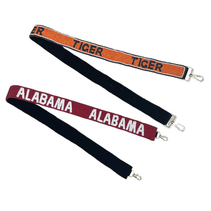 Collegiate Beaded Guitar Strap